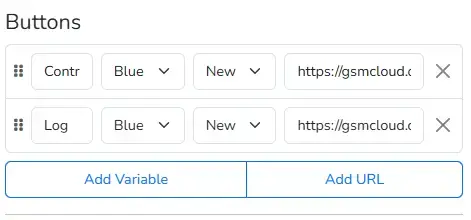 Maths and functionality update 4 add links to button